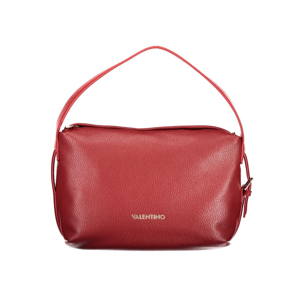 Mario Valentino Rosso Polyurethane Women's Bag with Adjustable Strap - YSONA