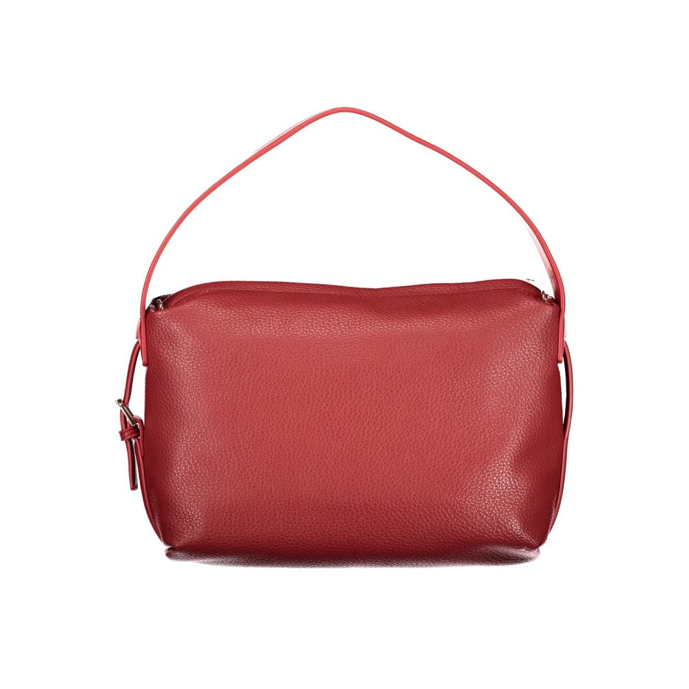 Mario Valentino Rosso Polyurethane Women's Bag with Adjustable Strap - view 2