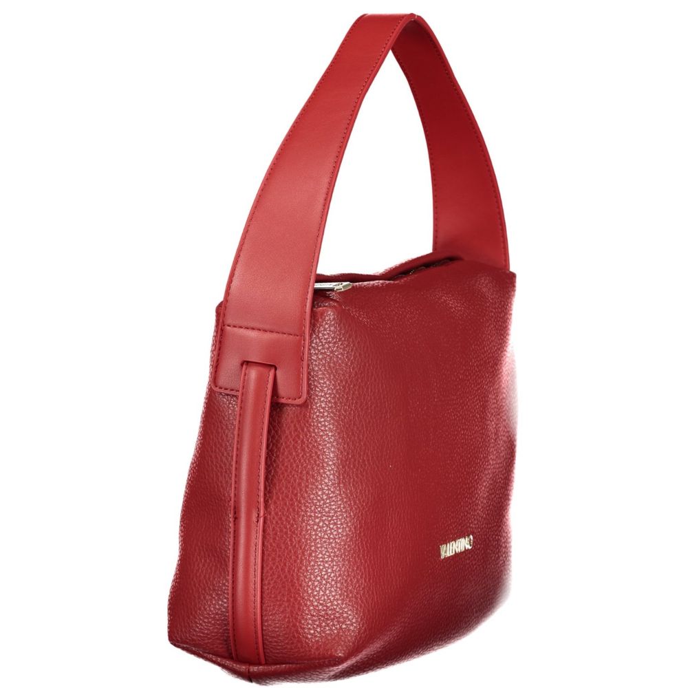 Mario Valentino Rosso Polyurethane Women's Bag with Adjustable Strap - view 3