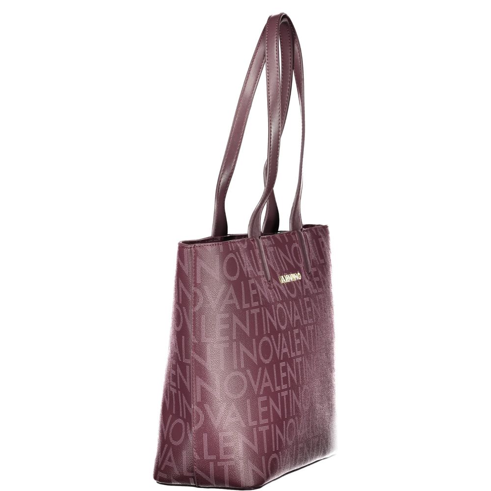 Mario Valentino Rosso Polyurethane Women's Bag with Handles - view 3