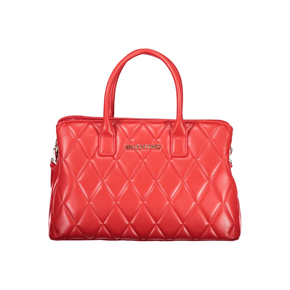 Mario Valentino Rosso Polyurethane Women's Bag with Handles and Compartments - YSONA