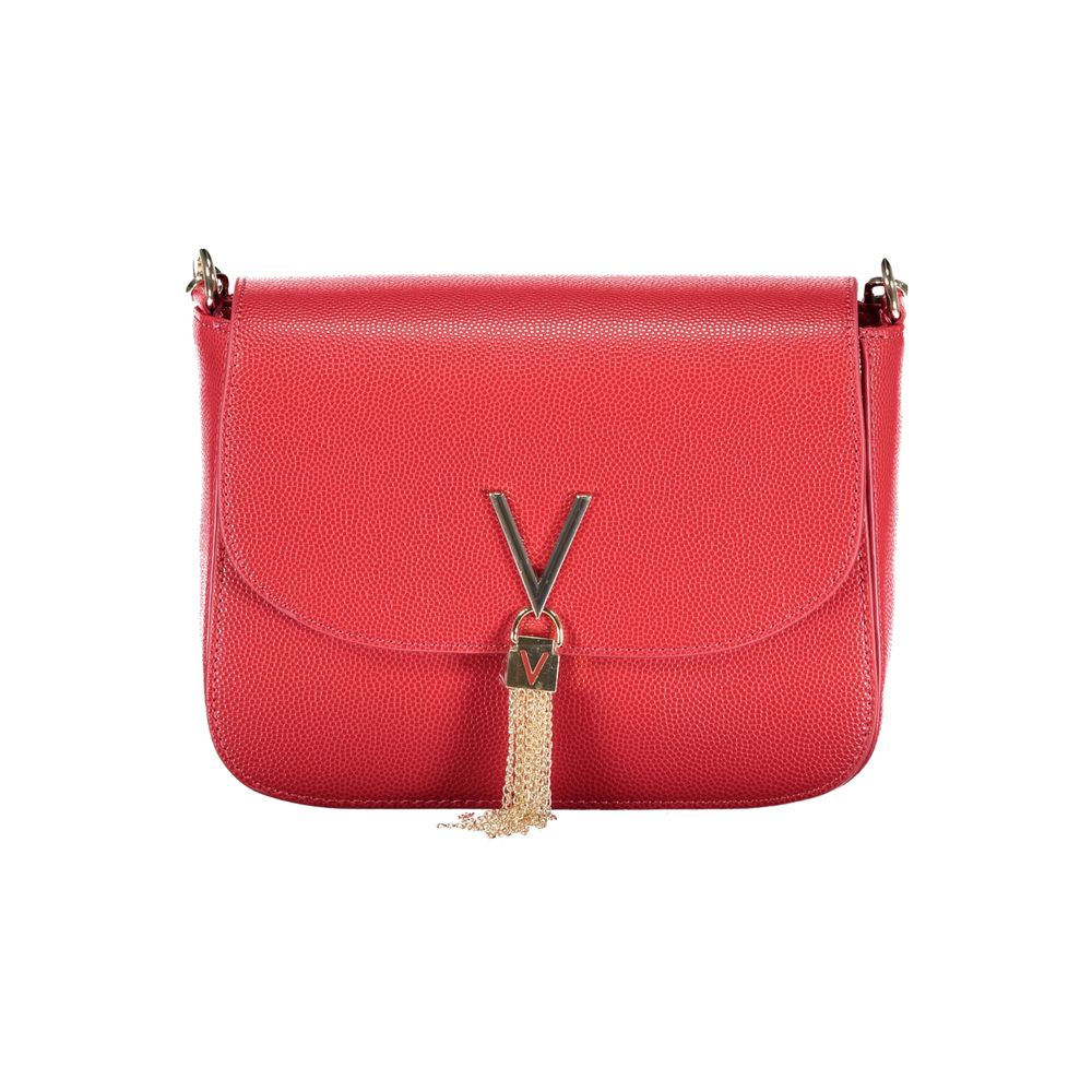 Mario Valentino Rosso Polyurethane Women's Bag With Removable Shoulder Strap - YSONA
