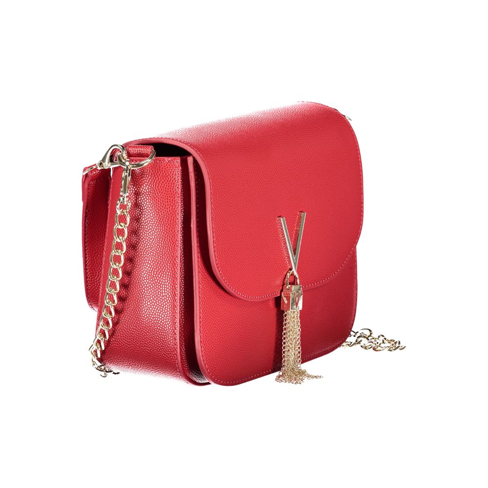 Mario Valentino Rosso Polyurethane Women's Bag With Removable Shoulder Strap - view 3