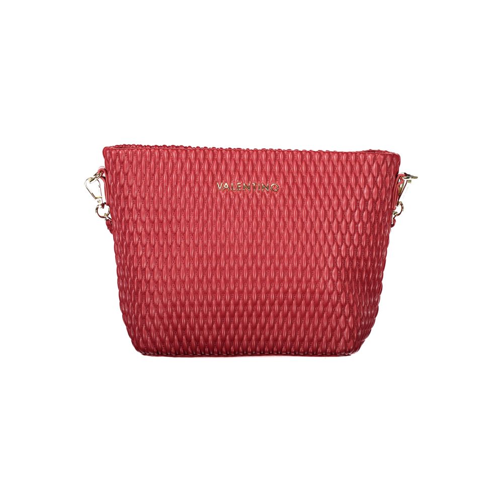 Mario Valentino Rosso Polyurethane Women's Bag with Removable Shoulder Strap - YSONA