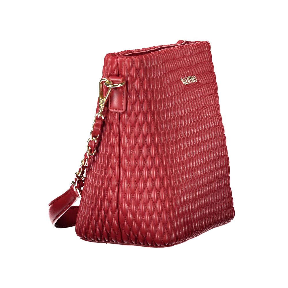 Mario Valentino Rosso Polyurethane Women's Bag with Removable Shoulder Strap - view 3