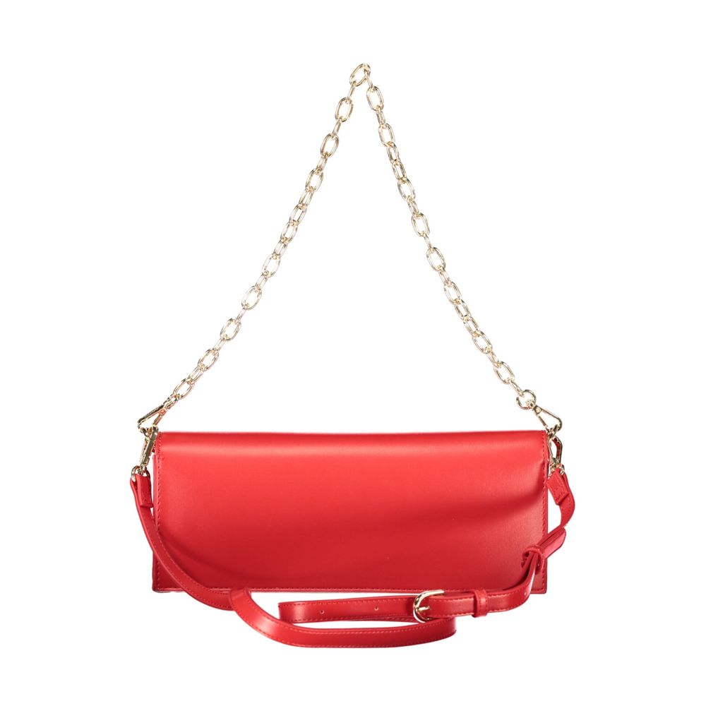 Mario Valentino Rosso Polyurethane Women's Shoulder Bag - view 2