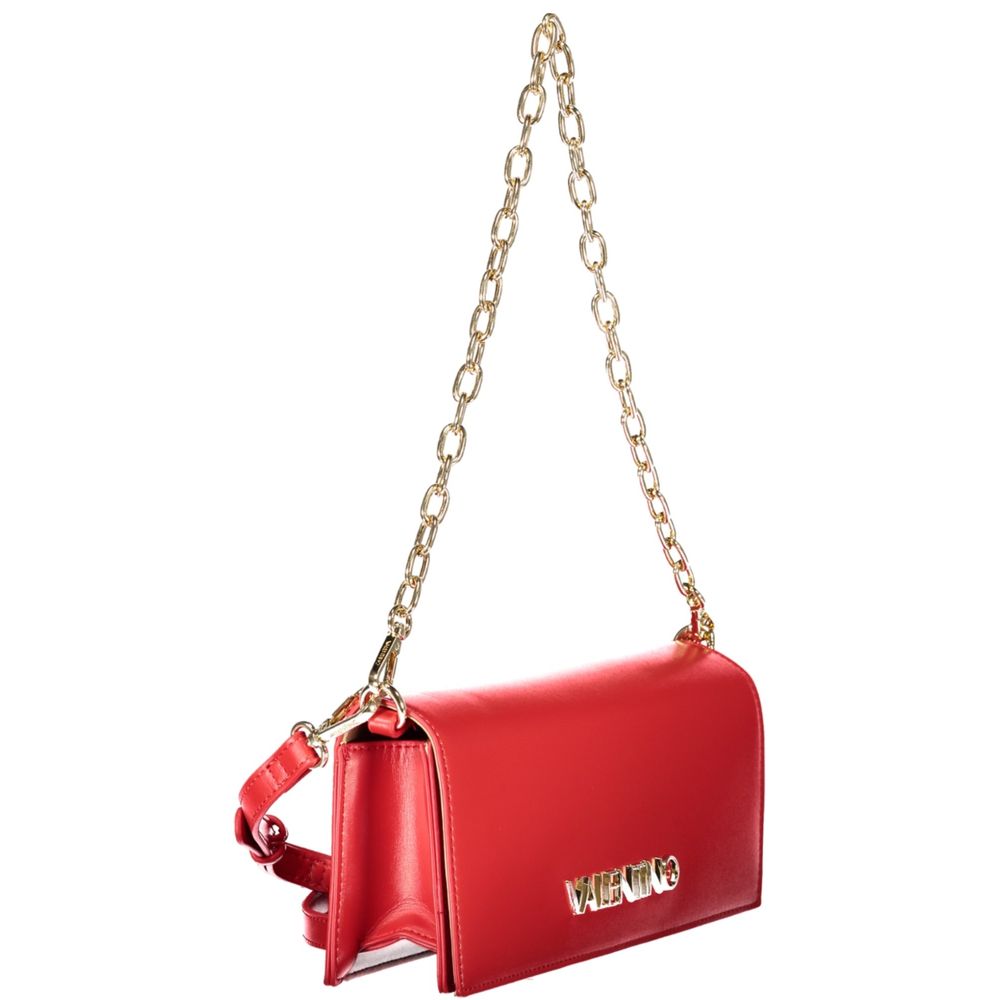 Mario Valentino Rosso Polyurethane Women's Shoulder Bag - view 3