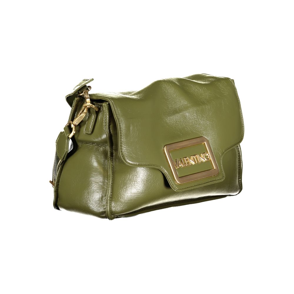 Mario Valentino Verde Polyurethane Women's Bag with Adjustable Strap - view 3