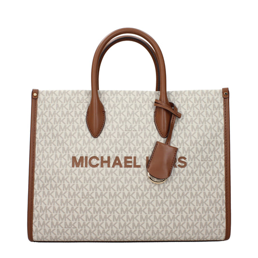 Michael Kors Beige Fabric Handbag - YSONA
