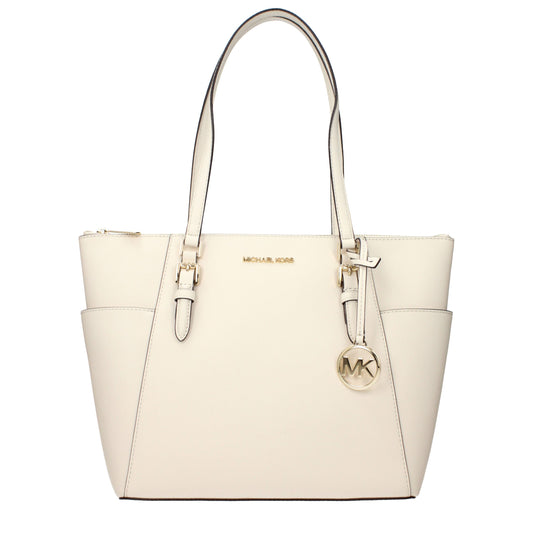 Michael Kors Beige Leather Shoulder Bag - YSONA