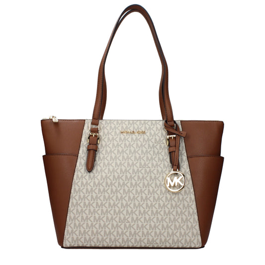 Michael Kors Beige Leather Shoulder Bag - YSONA