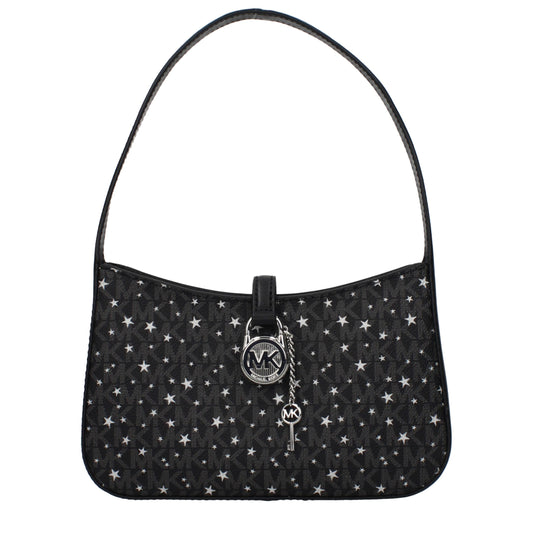 Michael Kors Black Fabric Handbag - YSONA