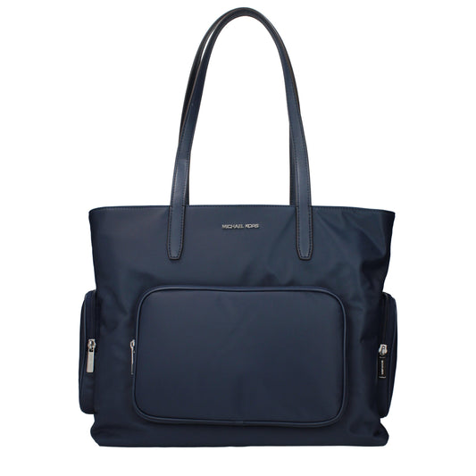 Michael Kors Blue Fabric Shoulder Bag - YSONA