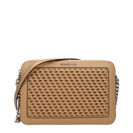 Michael Kors Brown Leather Crossbody Bag - YSONA