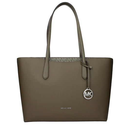 Michael Kors Green Fabric Shoulder Bag - YSONA
