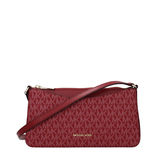 Michael Kors Red Fabric Crossbody Bag - YSONA