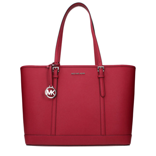 Michael Kors Red Leather Shoulder Bag - YSONA