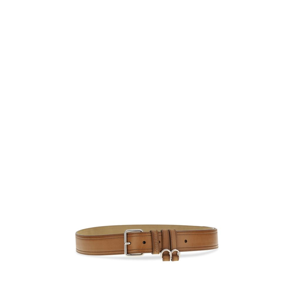 Miu Miu Brown Calf Leather Bos Taurus Regular Belt - view 2