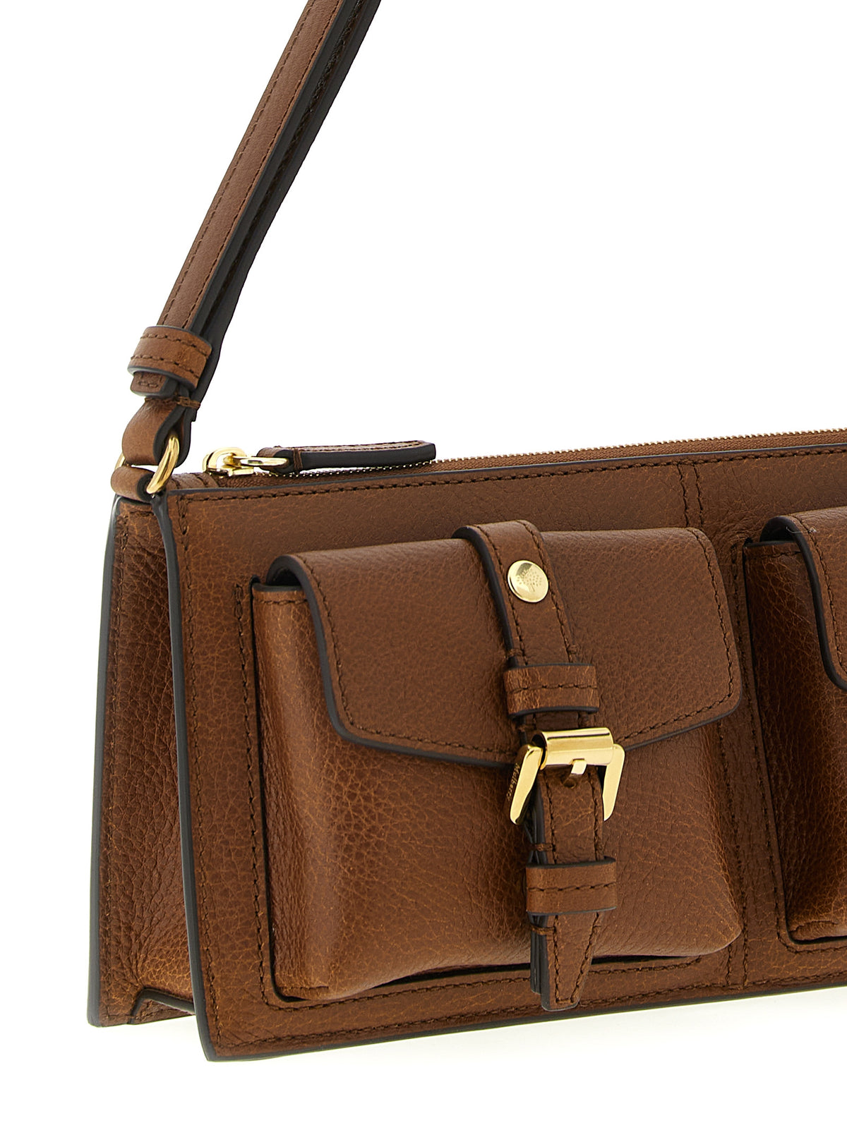 Mulberry Brown Calfskin Shoulder Bag - view 3