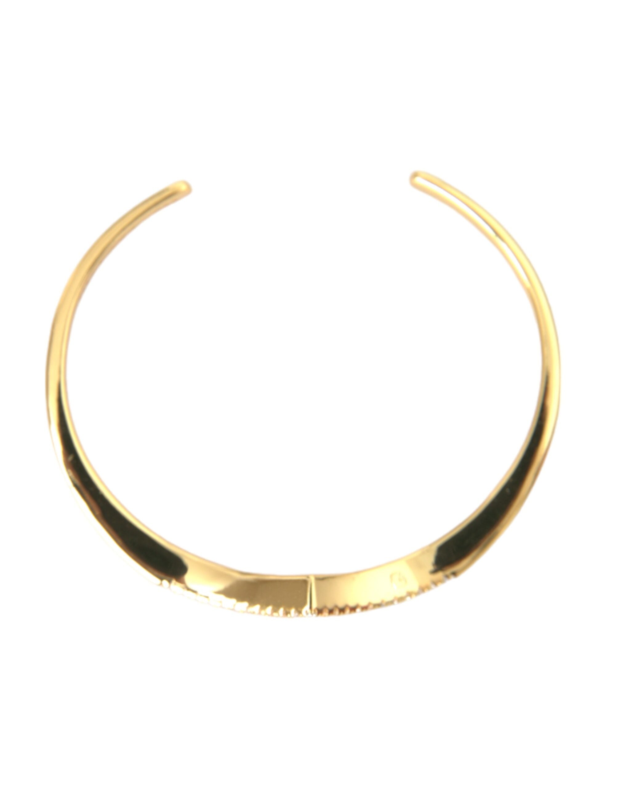 Nialaya Arched Wing Cuff Skyfall Gold CZ 925 Bracelet - view 3