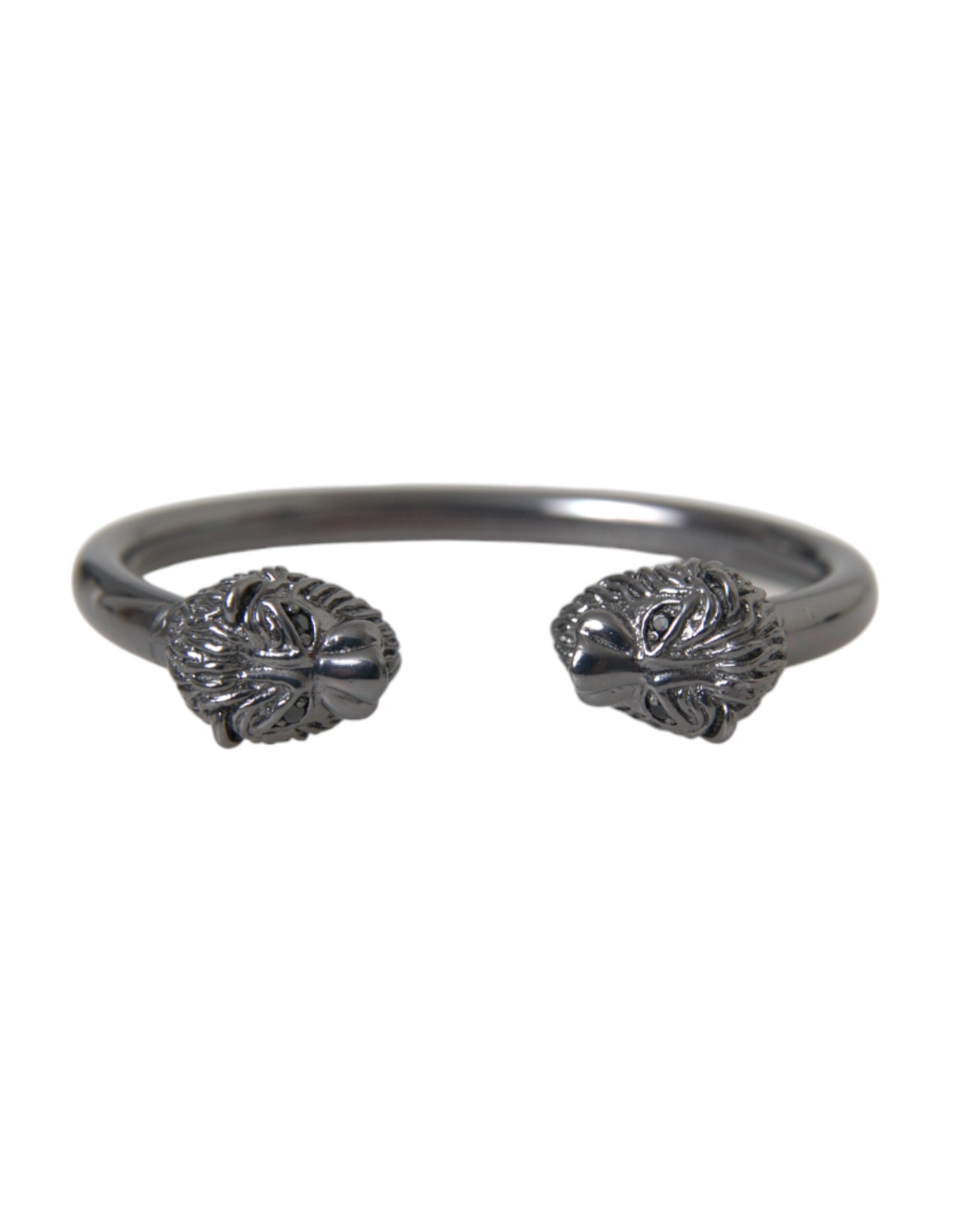 Nialaya Black Rhodium Lion Bangle Bracelet Women - view 3