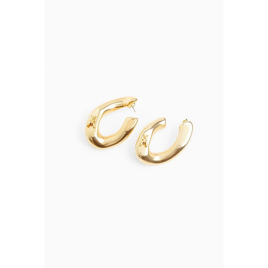 Patrizia Pepe Gold Plastic Earrings - YSONA