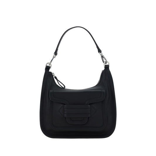 Pierre Hardy Black Calf Leather Bos Taurus Shoulder Bag - YSONA