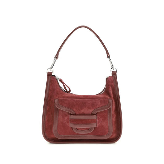 Pierre Hardy Bordeaux Calf Leather Bos Taurus Shoulder Bag - YSONA