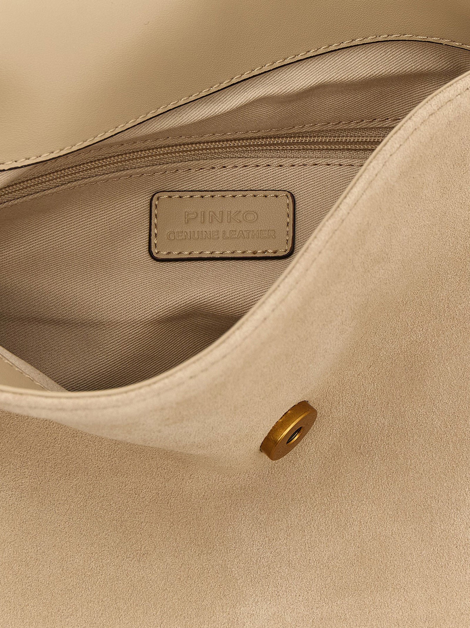 PINKO Beige Cowhide Shoulder Bag - view 4