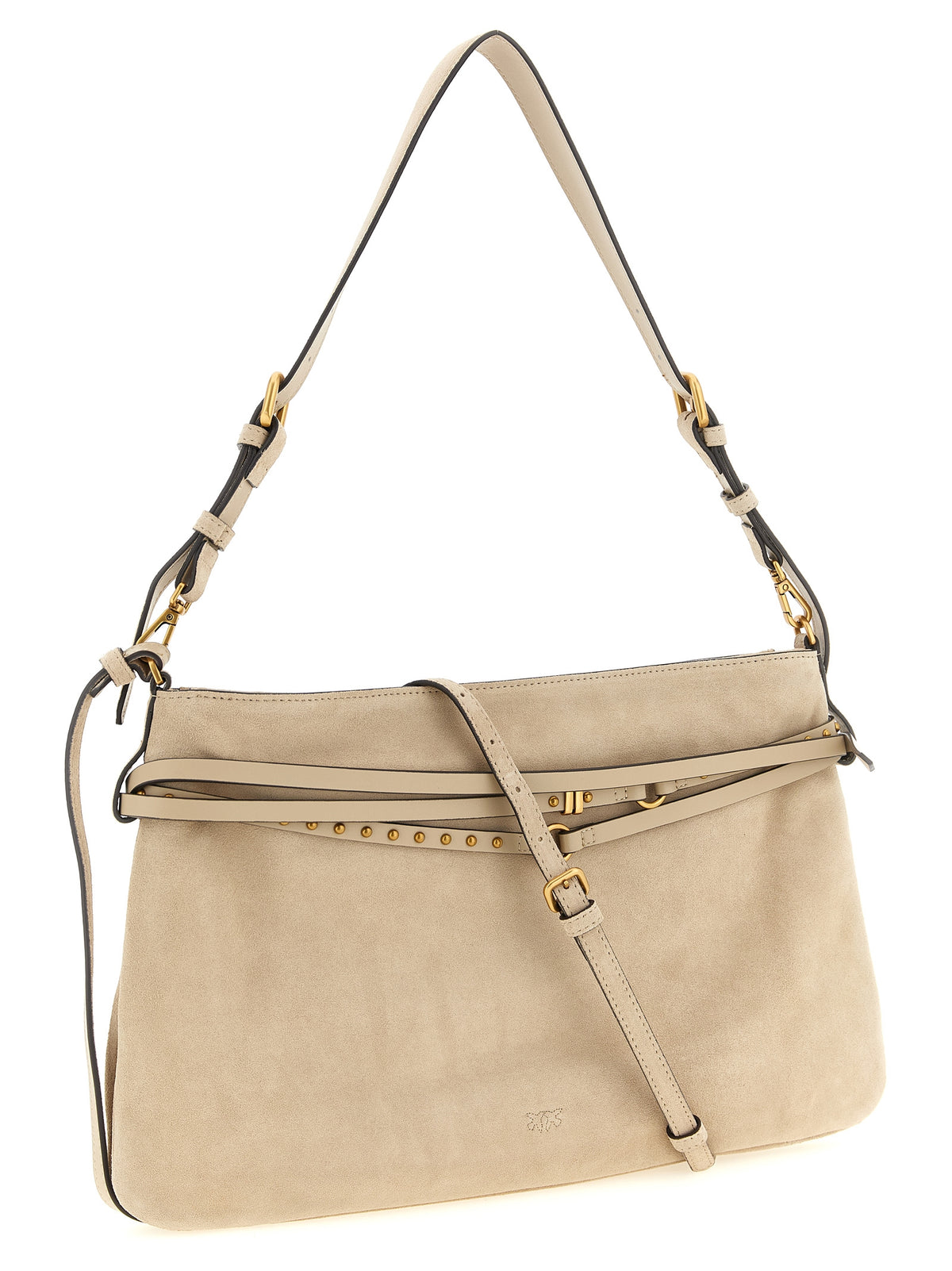 PINKO Beige Cowhide Shoulder Bag - view 2