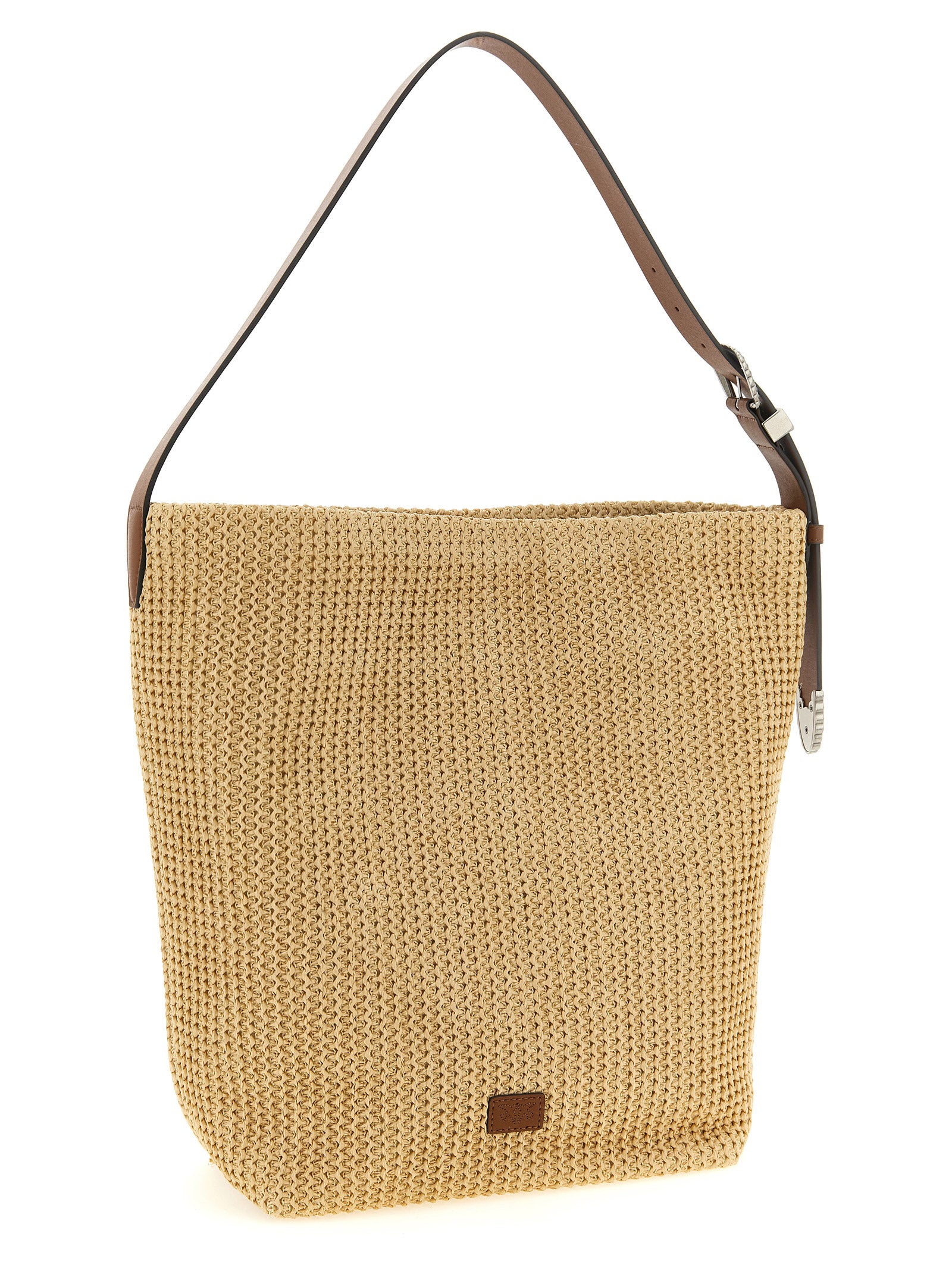 PINKO Beige Cowhide Shoulder Bag - view 2