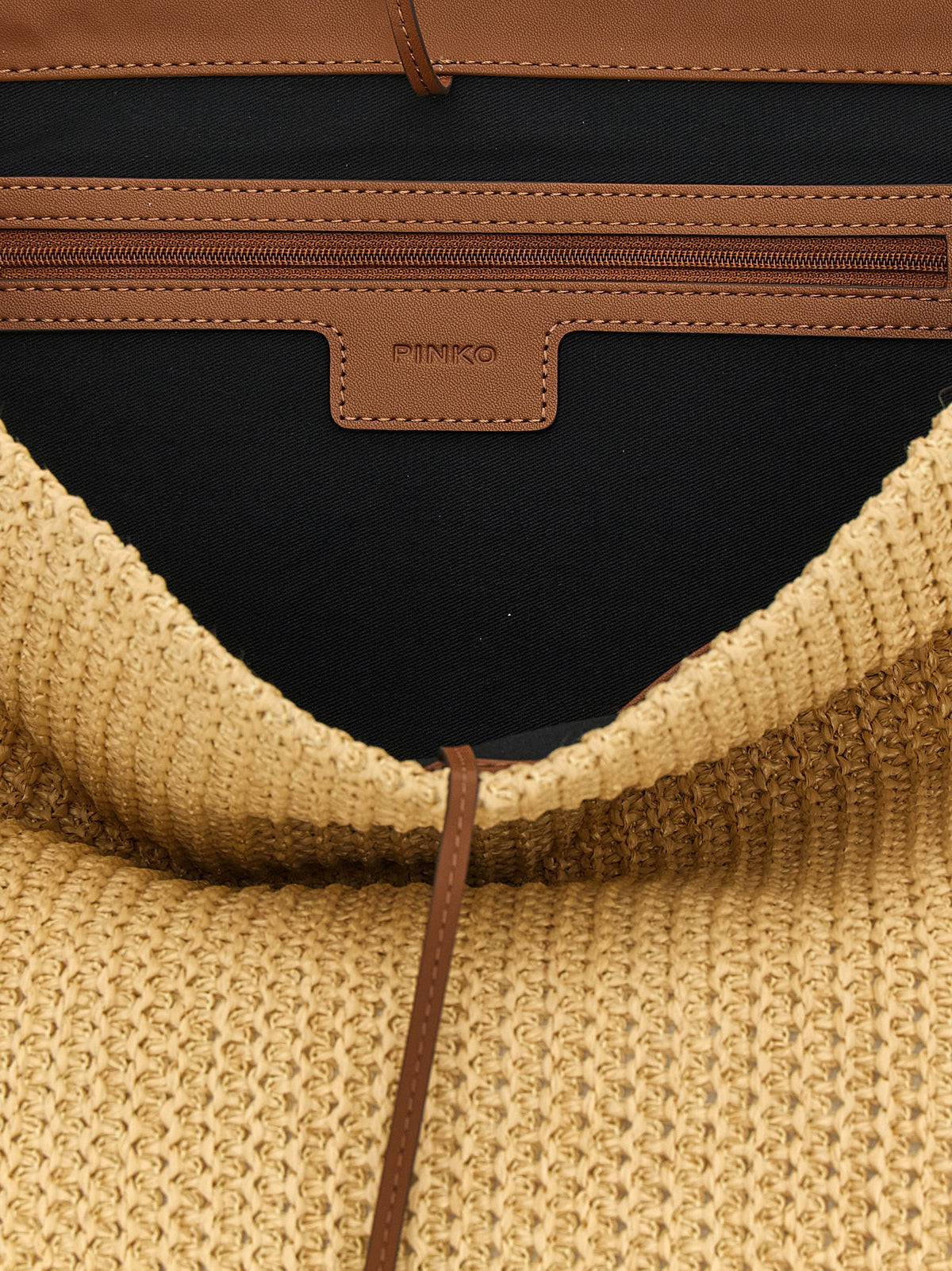 PINKO Beige Cowhide Shoulder Bag - view 4