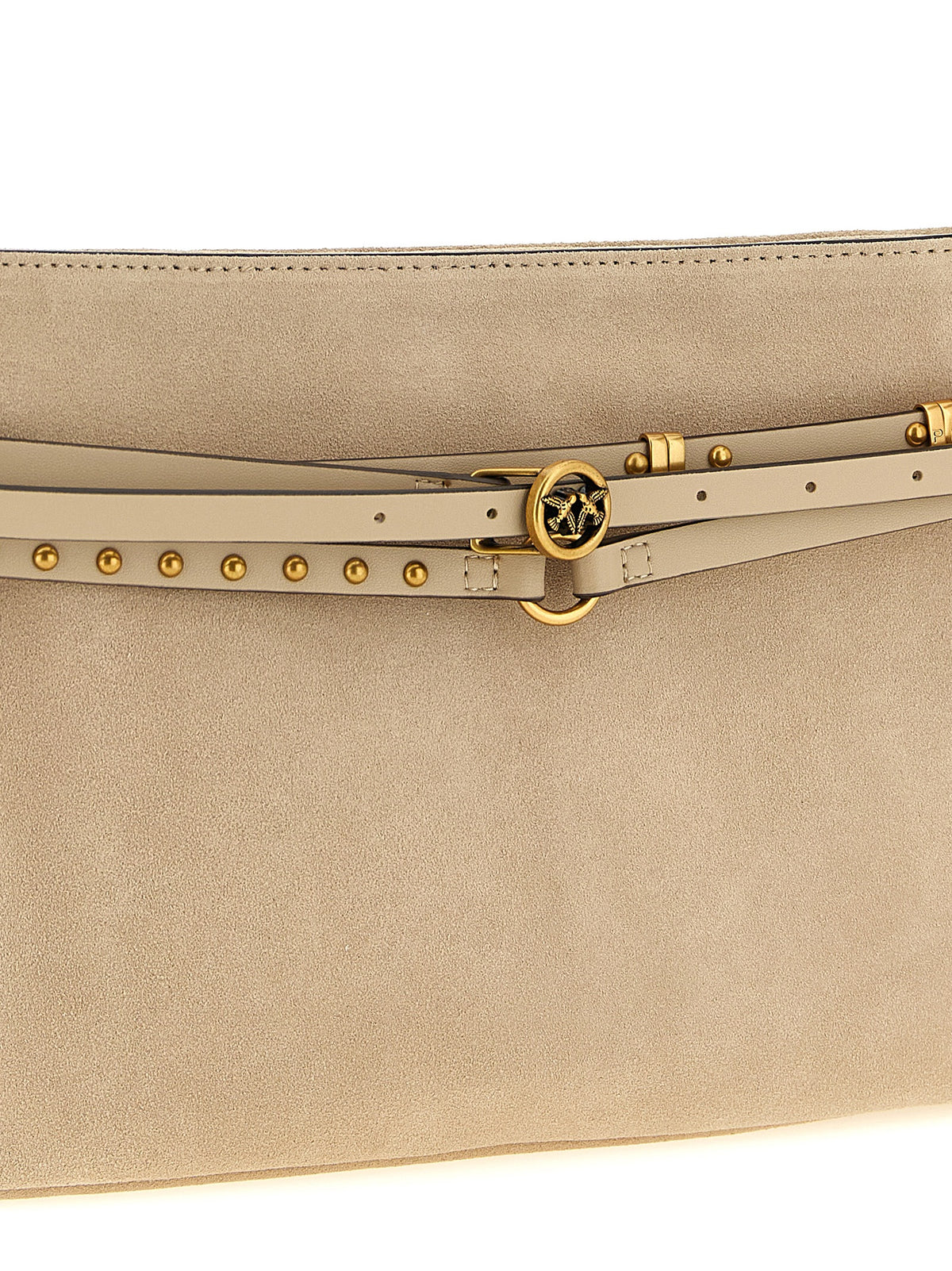 PINKO Beige Cowhide Shoulder Bag - view 3