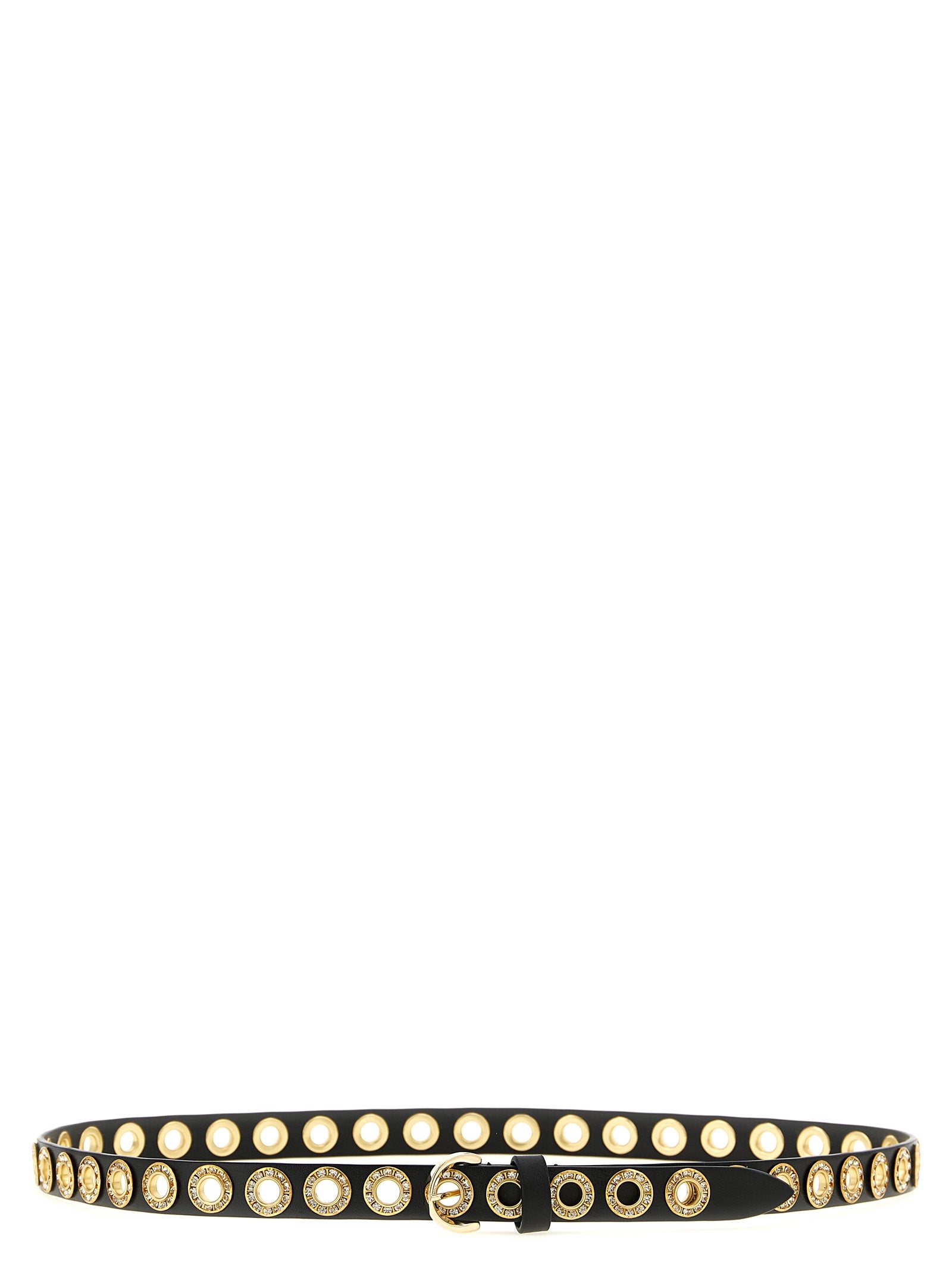PINKO Black Polyethylene Regular Belt - YSONA