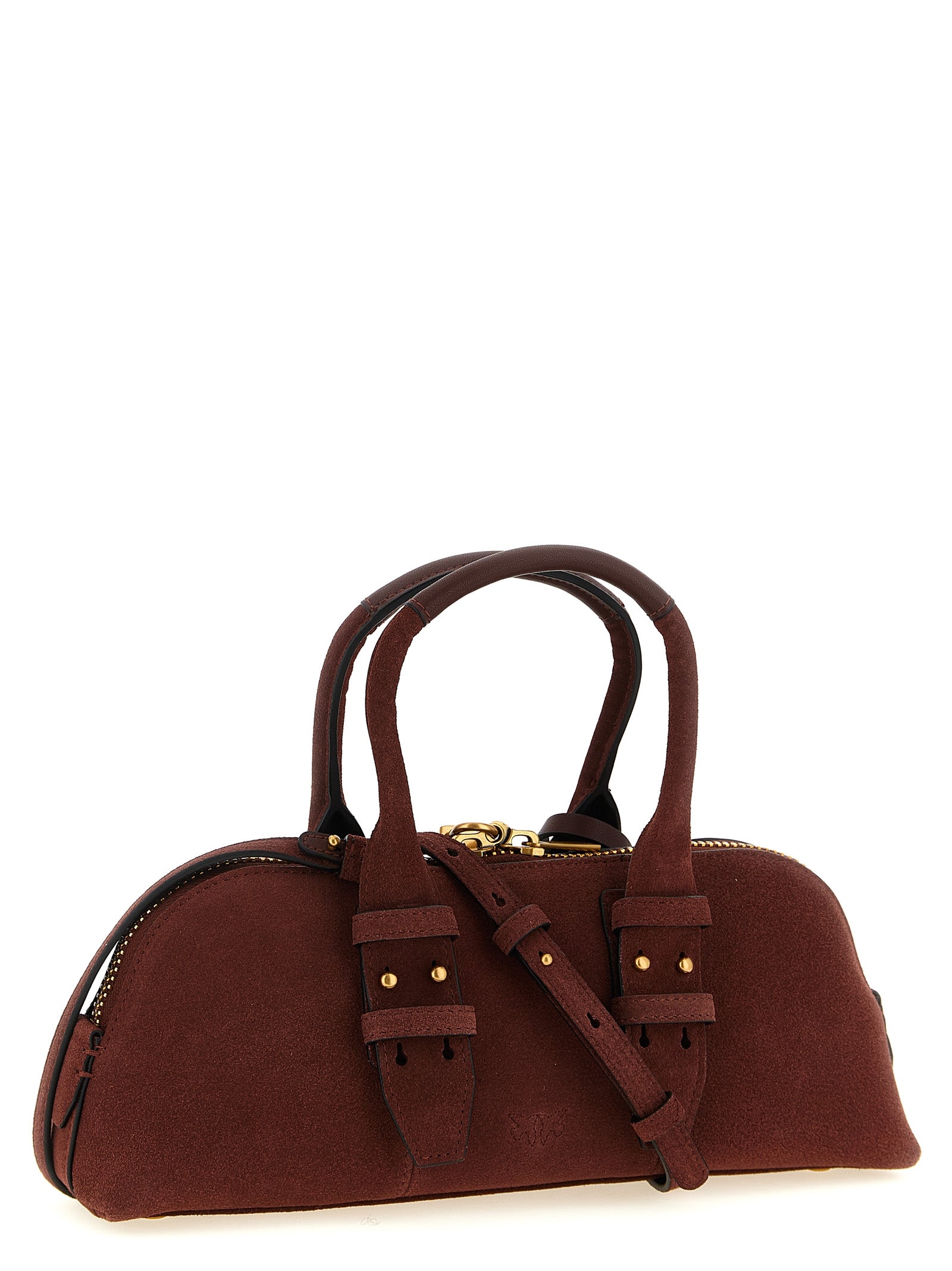PINKO Bordeaux Cowhide Shoulder Bag - view 2