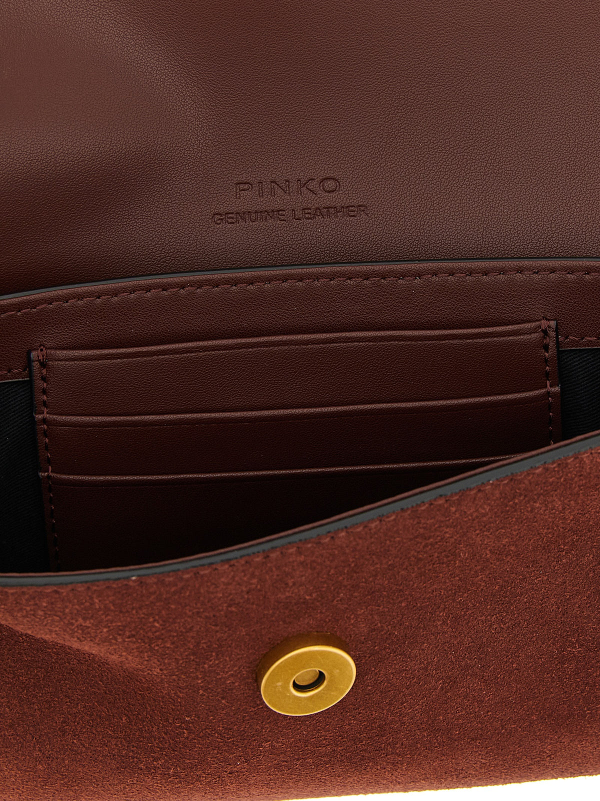 PINKO Bordeaux Cowhide Shoulder Bag - view 4