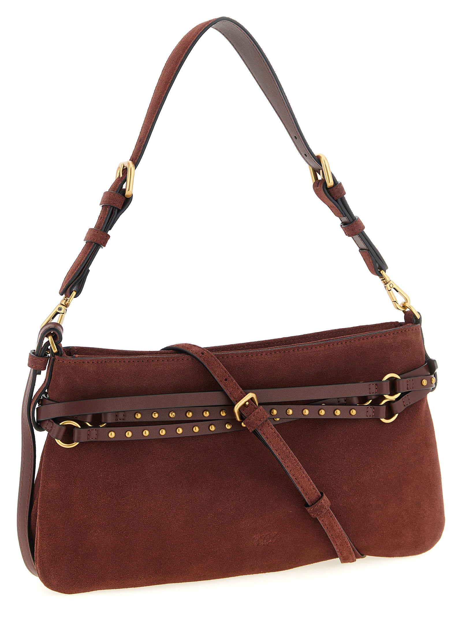 PINKO Bordeaux Cowhide Shoulder Bag - view 2