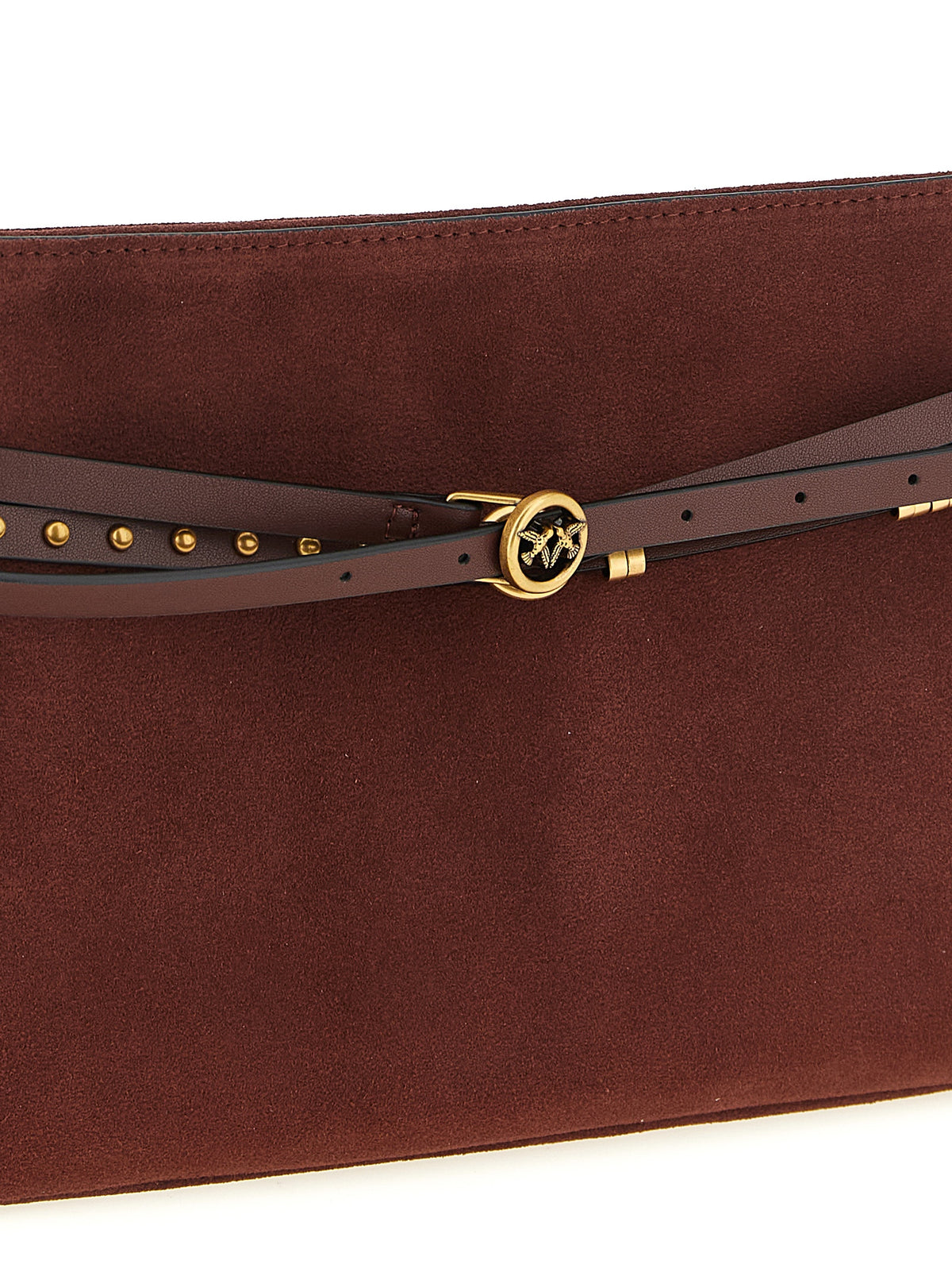 PINKO Bordeaux Cowhide Shoulder Bag - view 3