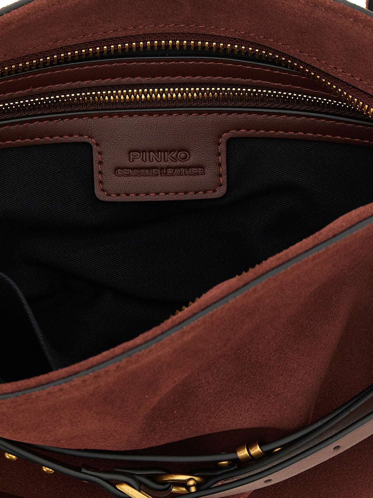 PINKO Bordeaux Cowhide Shoulder Bag - view 4