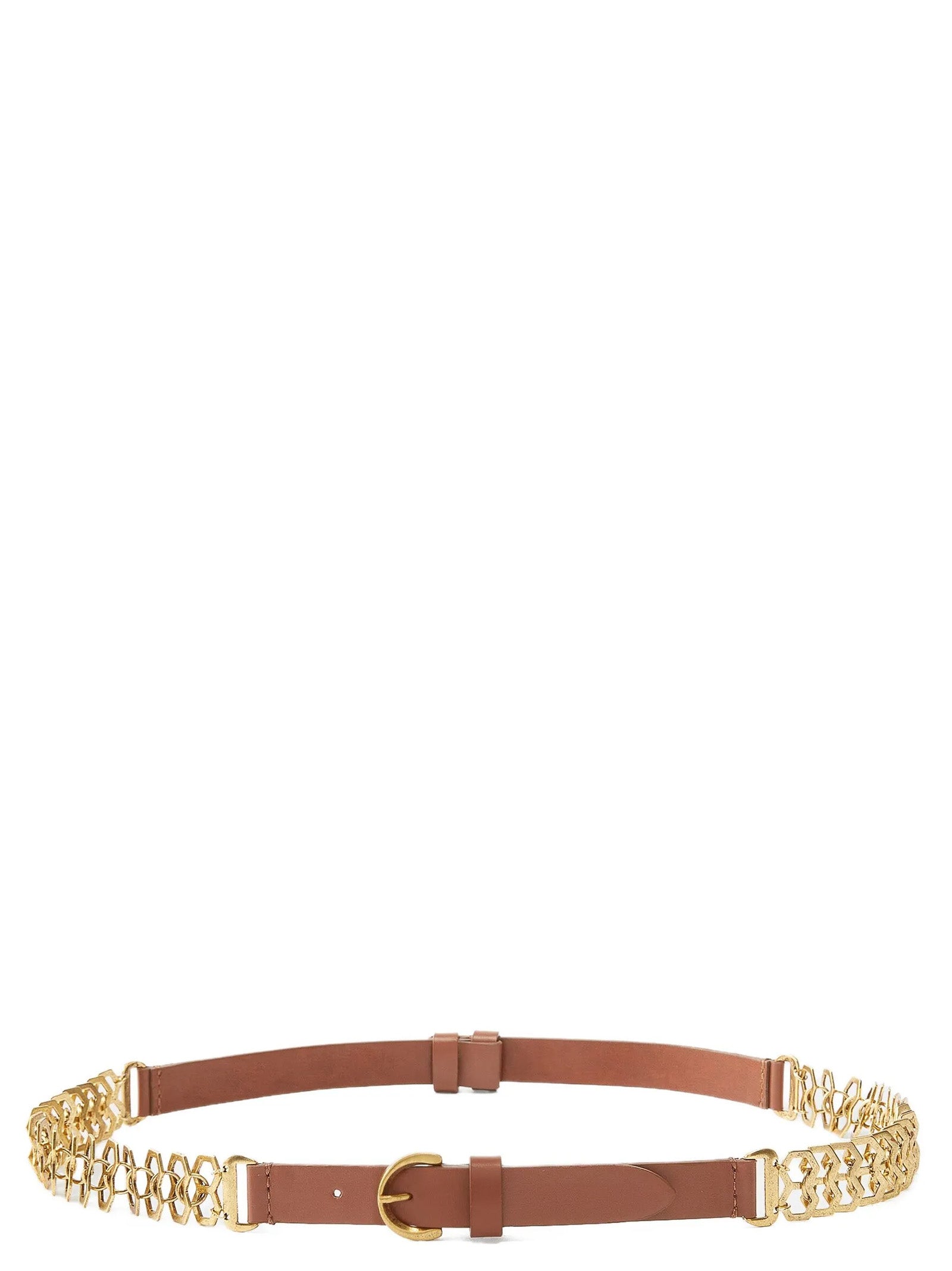 PINKO Brown Calfskin Regular Belt - YSONA