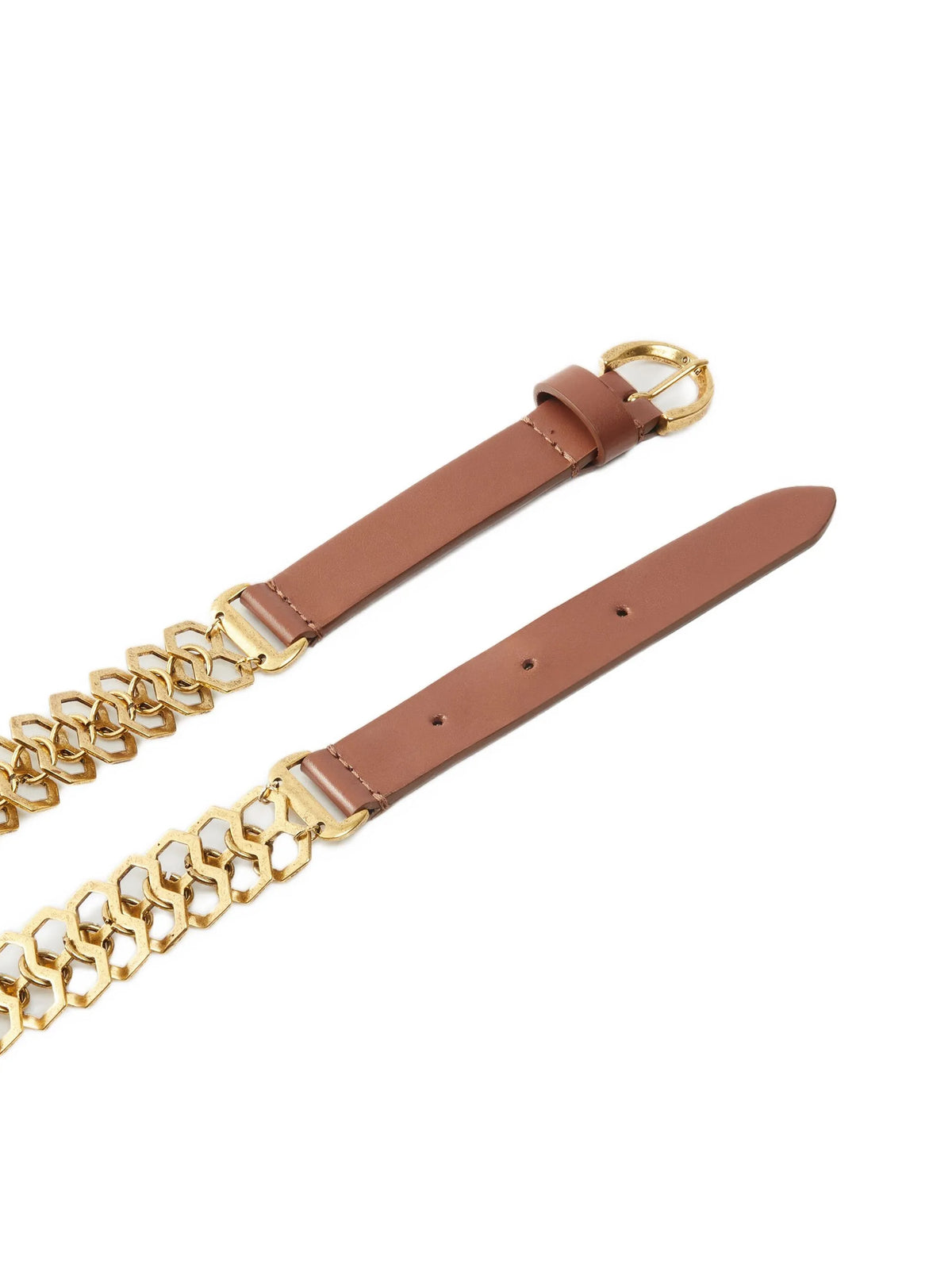 PINKO Brown Calfskin Regular Belt - view 3