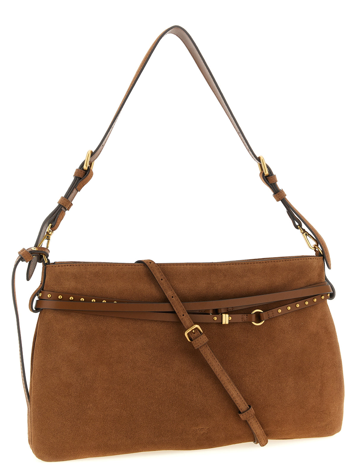 PINKO Brown Cowhide Shoulder Bag - view 2