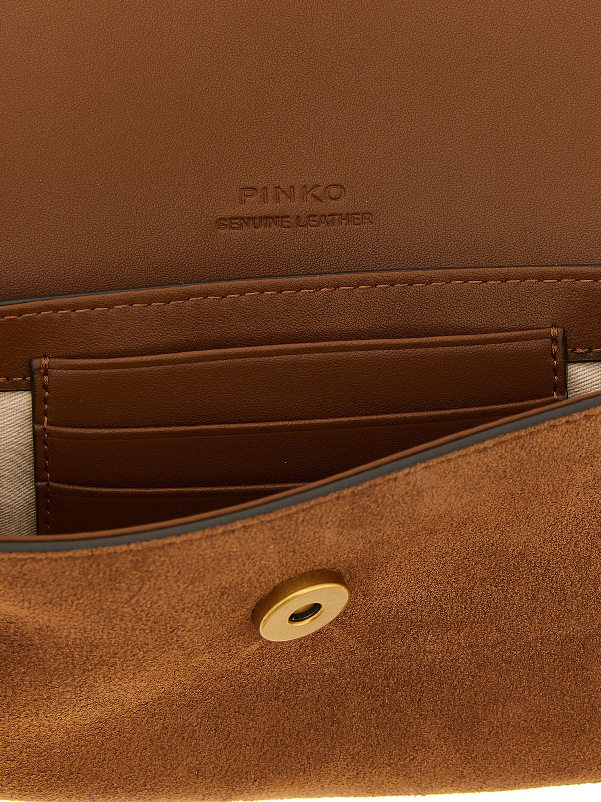 PINKO Brown Cowhide Shoulder Bag - view 4