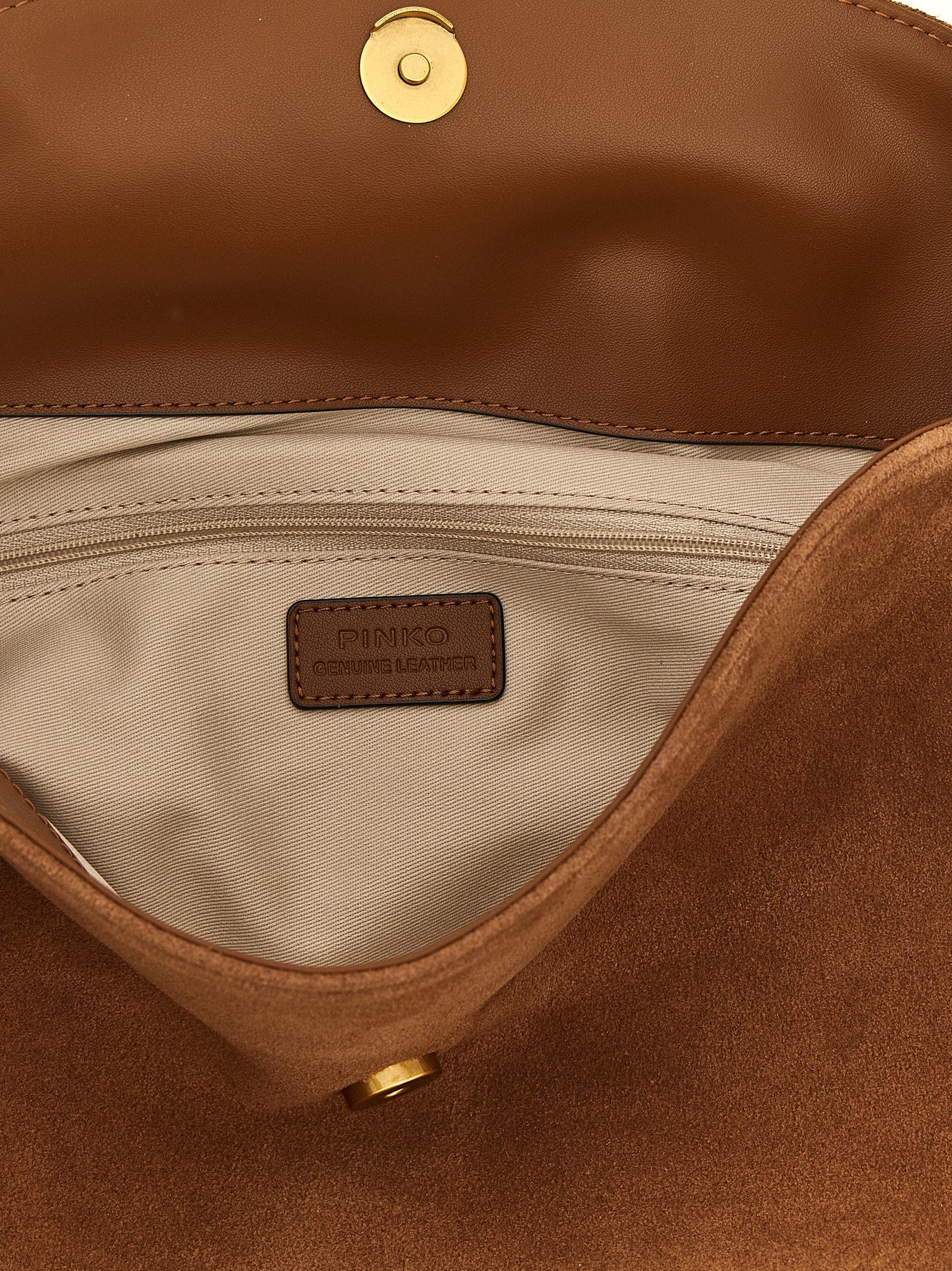 PINKO Brown Cowhide Shoulder Bag - view 4