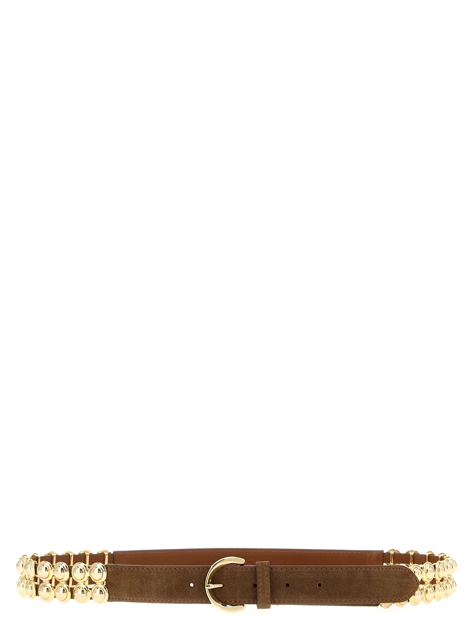 PINKO Brown Lamb Leather Regular Belt - YSONA
