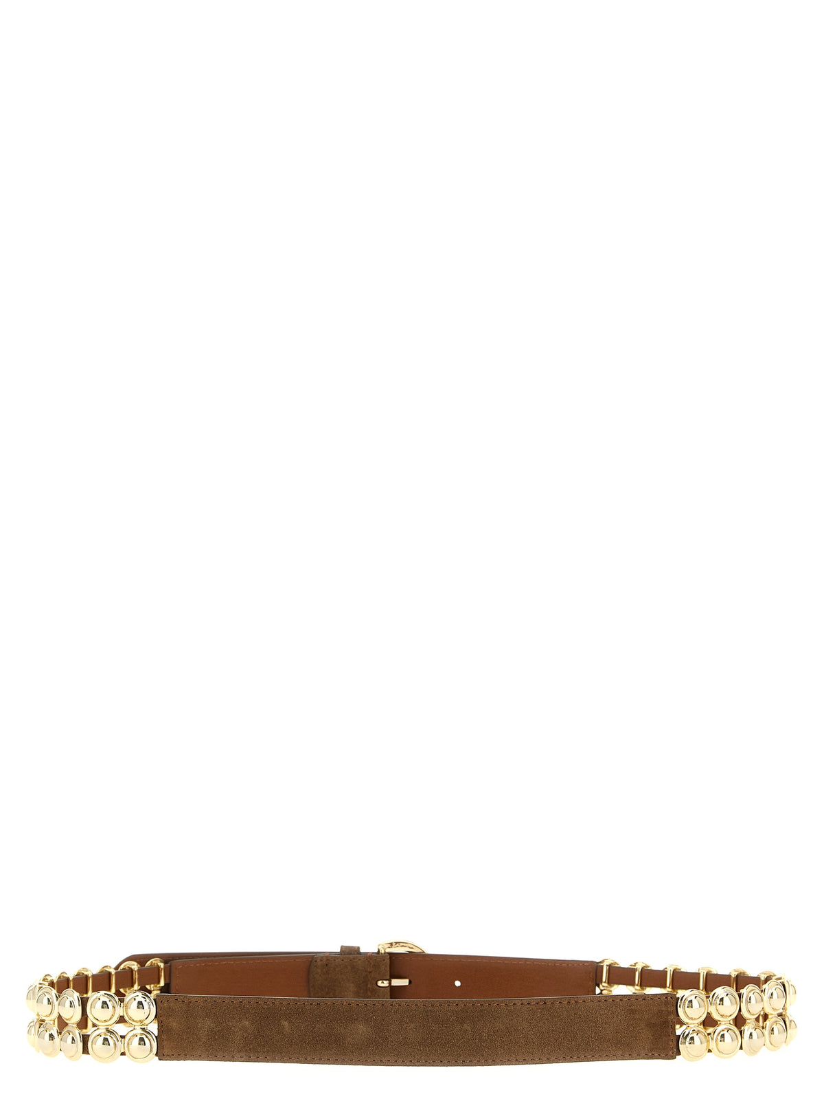 PINKO Brown Lamb Leather Regular Belt - view 2