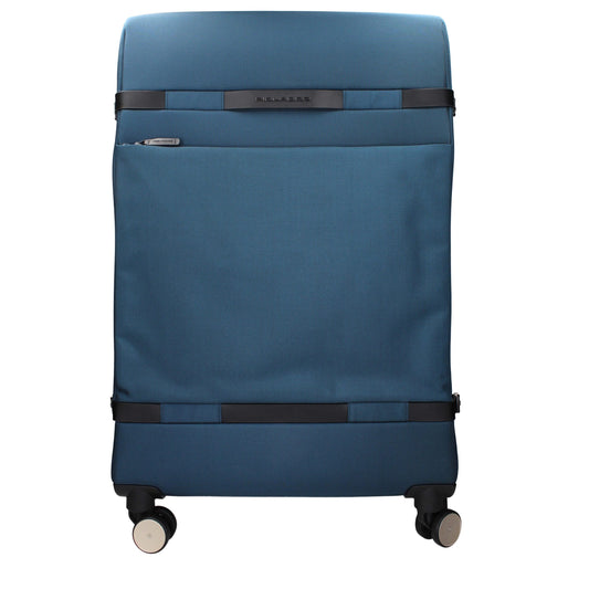 Piquadro Blue Fabric Luggage And Travel - YSONA