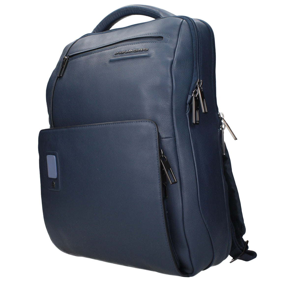 Piquadro Blue Leather Backpack - view 2