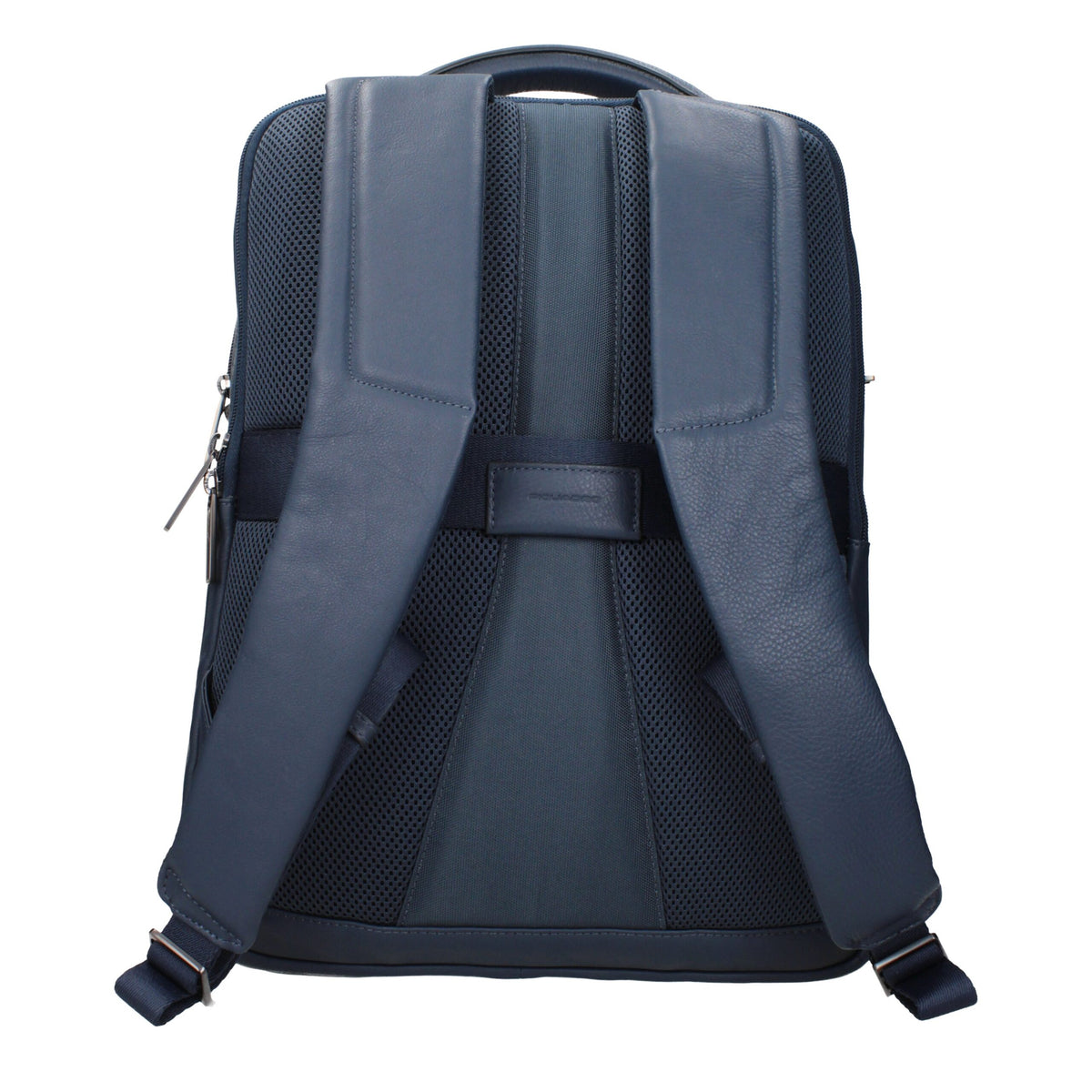 Piquadro Blue Leather Backpack - view 3