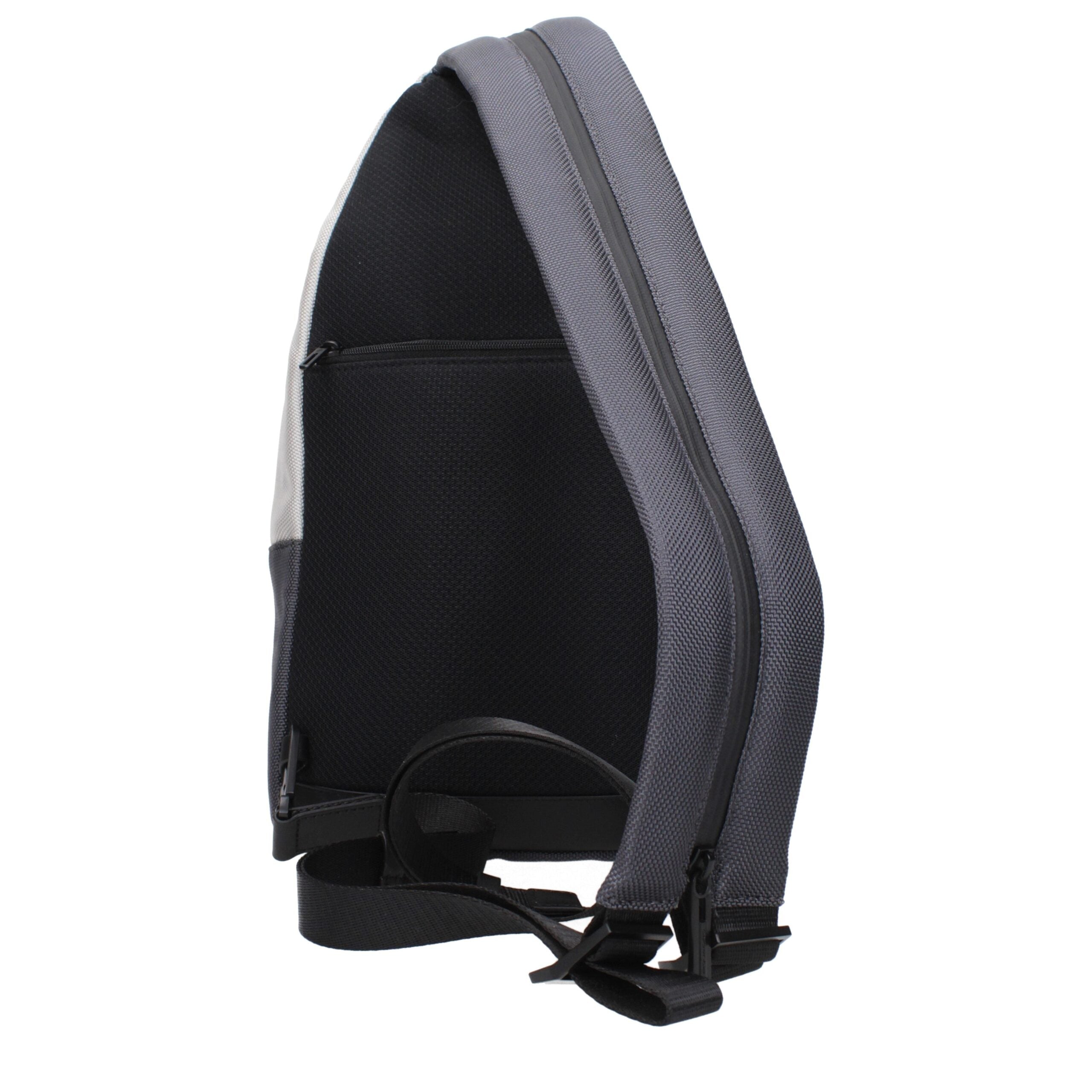 Piquadro Gray Fabric Backpack - view 3